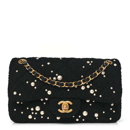 Chanel Tweed Pearl Small Cosmos Flap Black 1 of 9