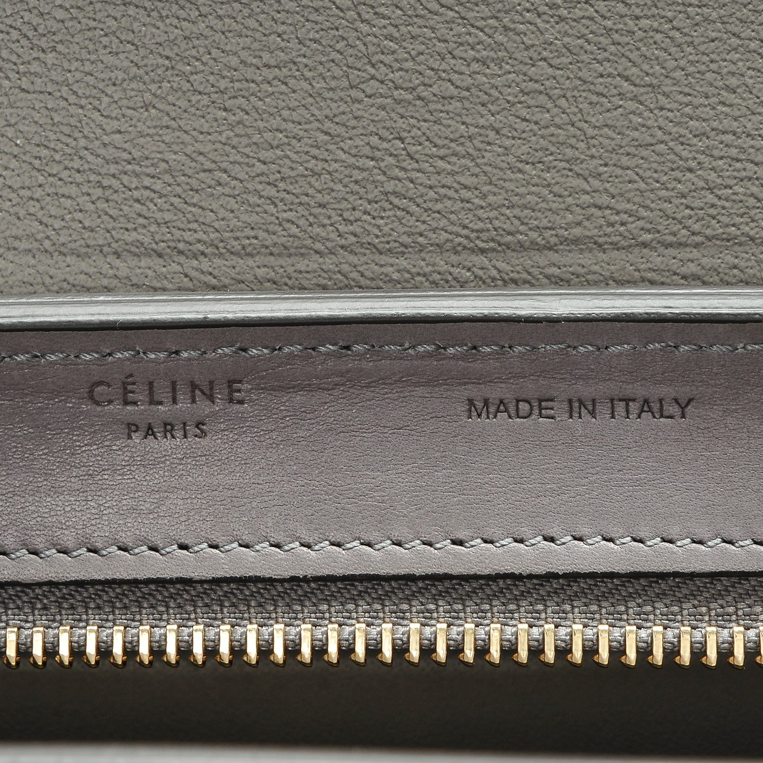 Celine Sleek Calfskin Small Tri-Color Trapeze Dark Blue 6 of 7