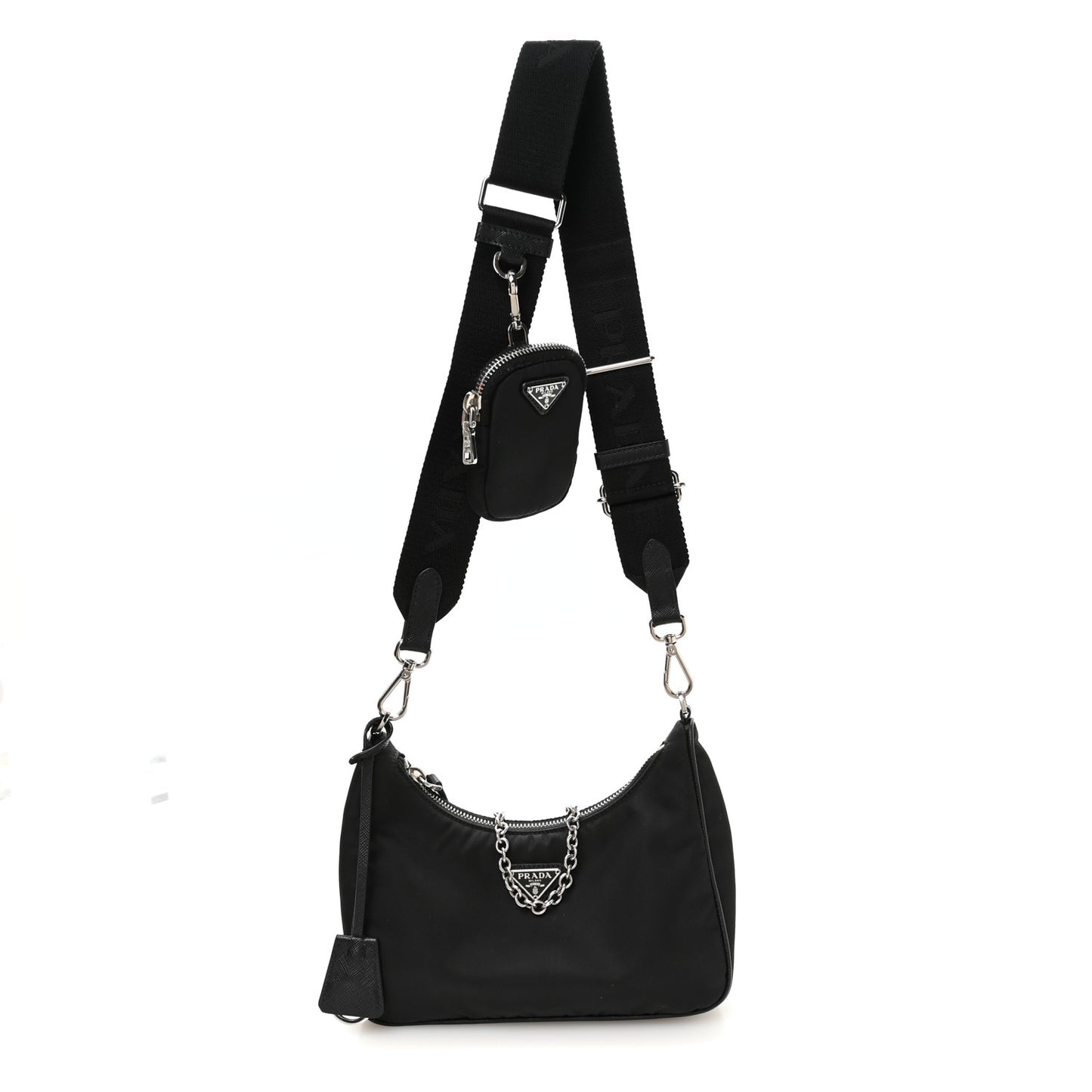 Nylon Re-Edition 2005 Shoulder Bag Black