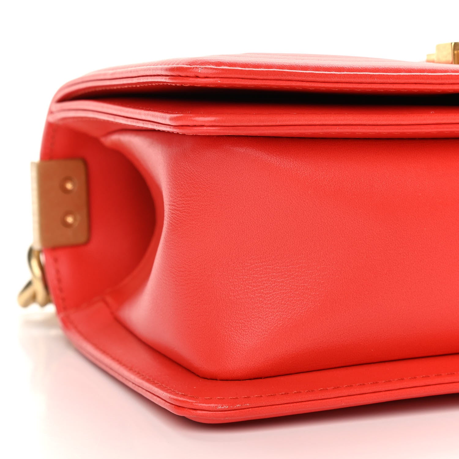 Chanel Lambskin Quilted Small Boy Flap Red 9 of 14