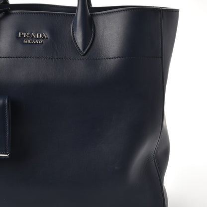 Prada City Calf Tote With Studded Strap Baltico 9 of 10