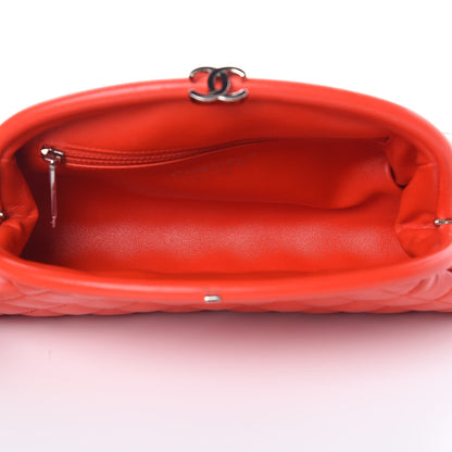 Chanel Patent Quilted Timeless Clutch Red 5 of 11