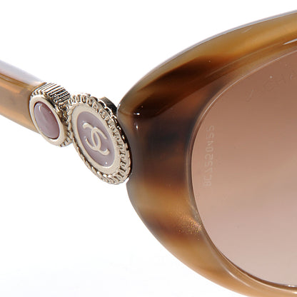 Chanel Tortoise Shell Bouton Sunglasses 5190 6 of 6