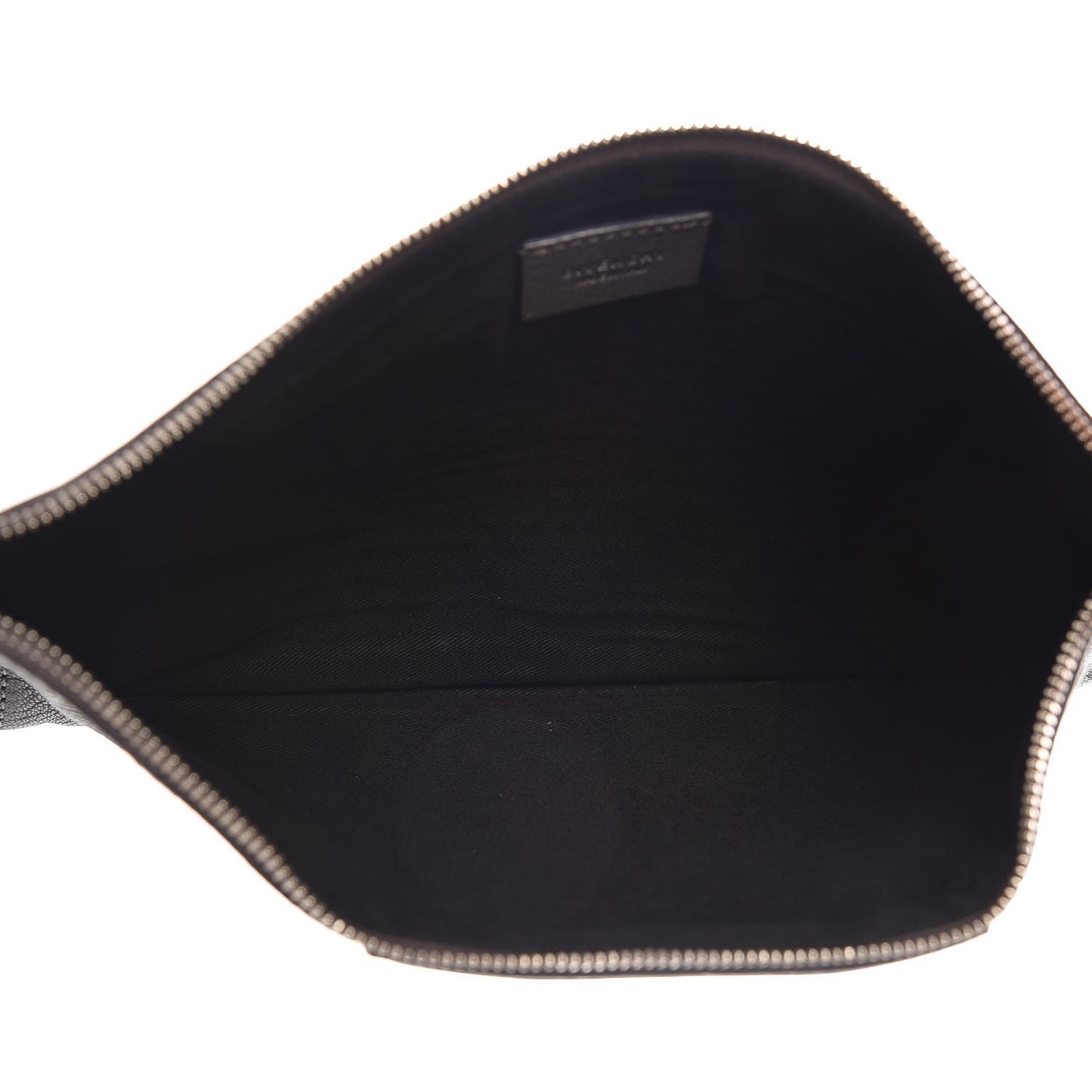 Sugar Goatskin Medium Antigona Pouch Elephant Grey