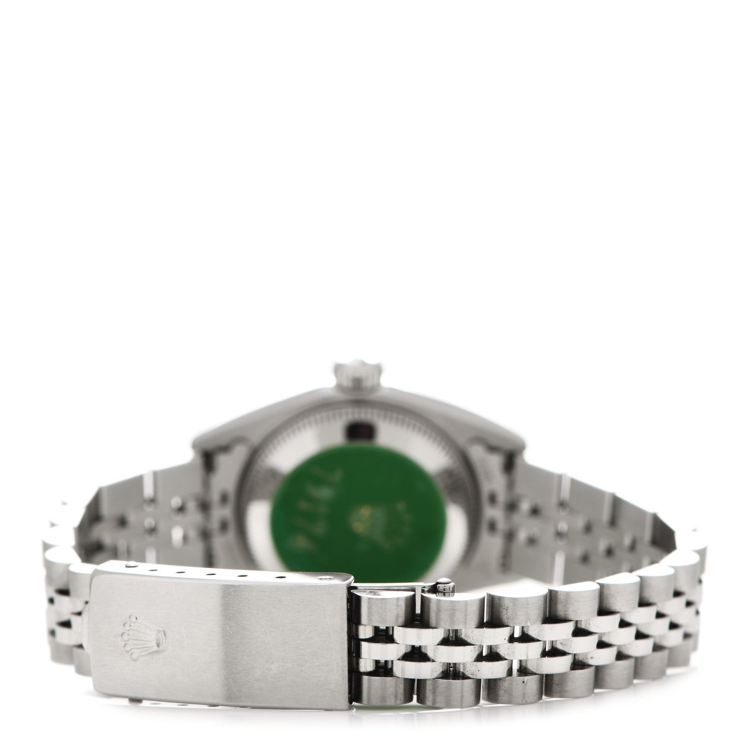 Rolex Stainless Steel 18K White Gold Diamond 26mm Oyster Perpetual Datejust Watch Black 79174 3 of 4
