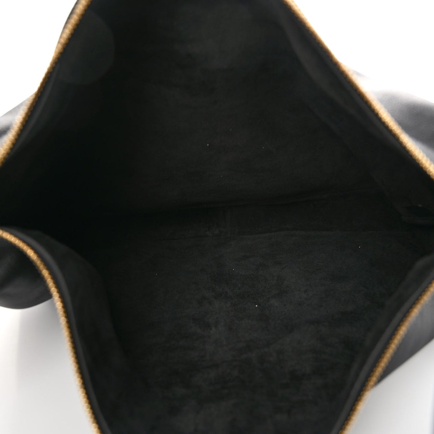 Supple Calfskin Large Romy Shoulder Bag Black