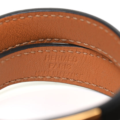Hermes Box Kelly Double Tour Bracelet T1 Black 4 of 4