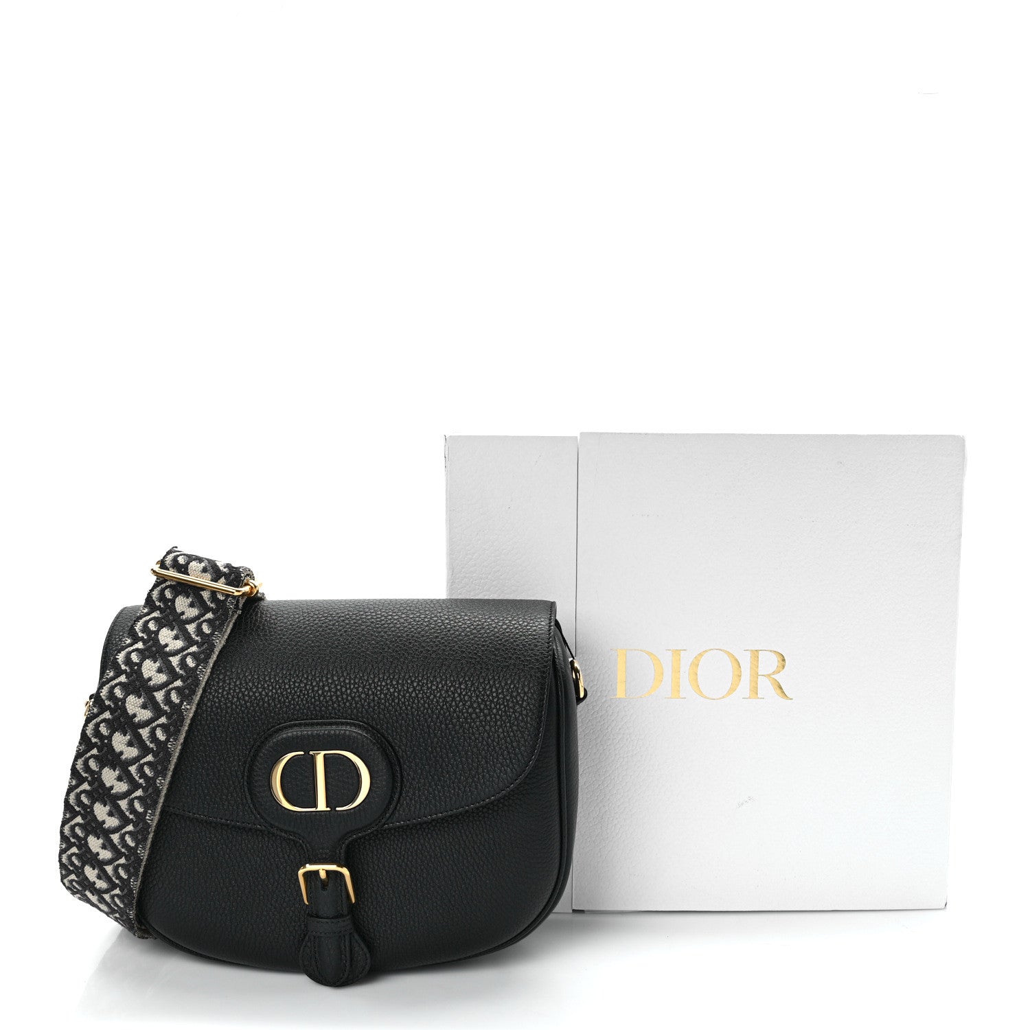 Christian Dior Grained Calfskin Large Bobby Flap Black 14 of 14