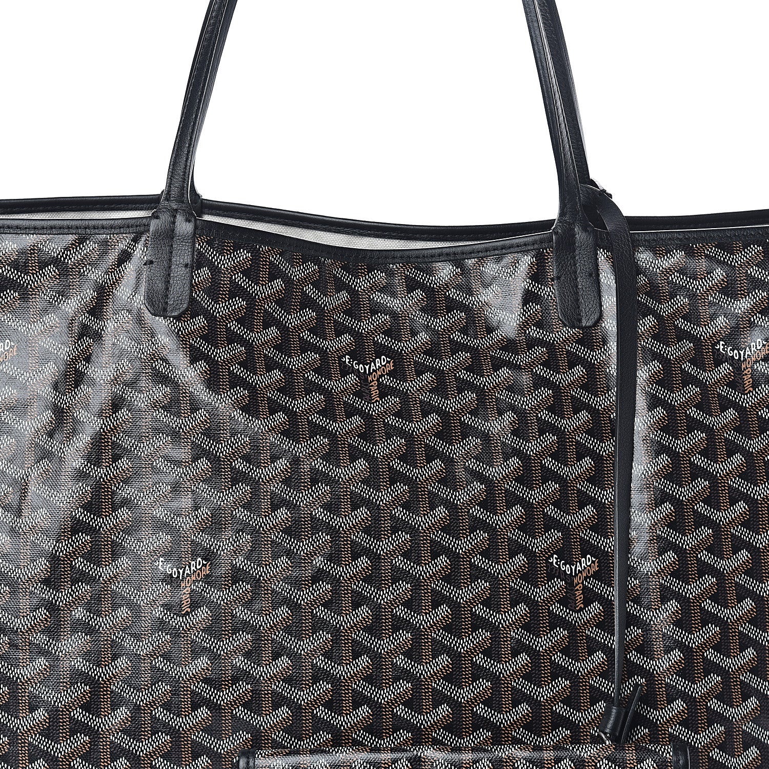 Goyard Goyardine Saint Louis GM Black 6 of 8