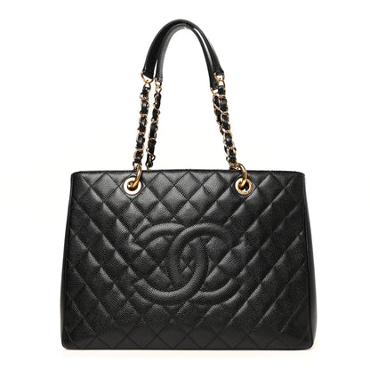 Chanel Caviar Quilted Grand Shopping Tote GST Black 1 of 11