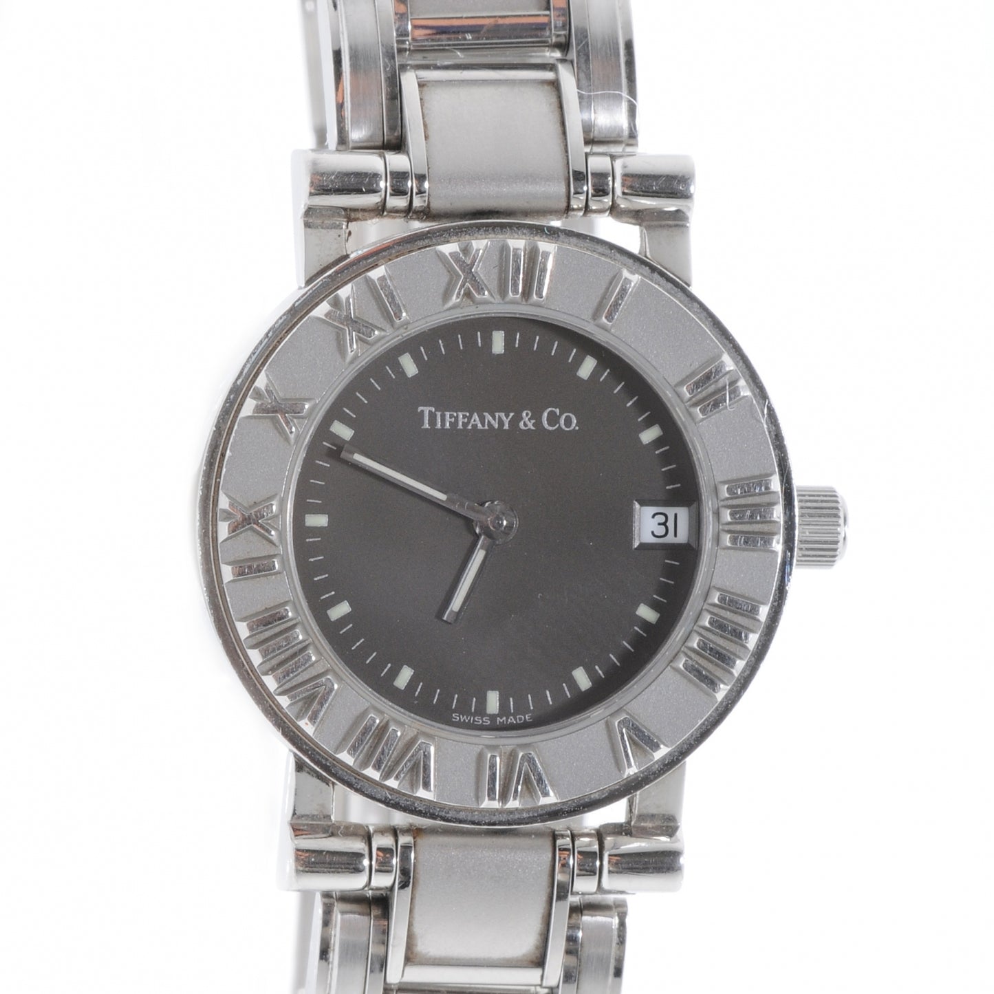 Stainless Steel 25mm Atlas Quartz Watch Black