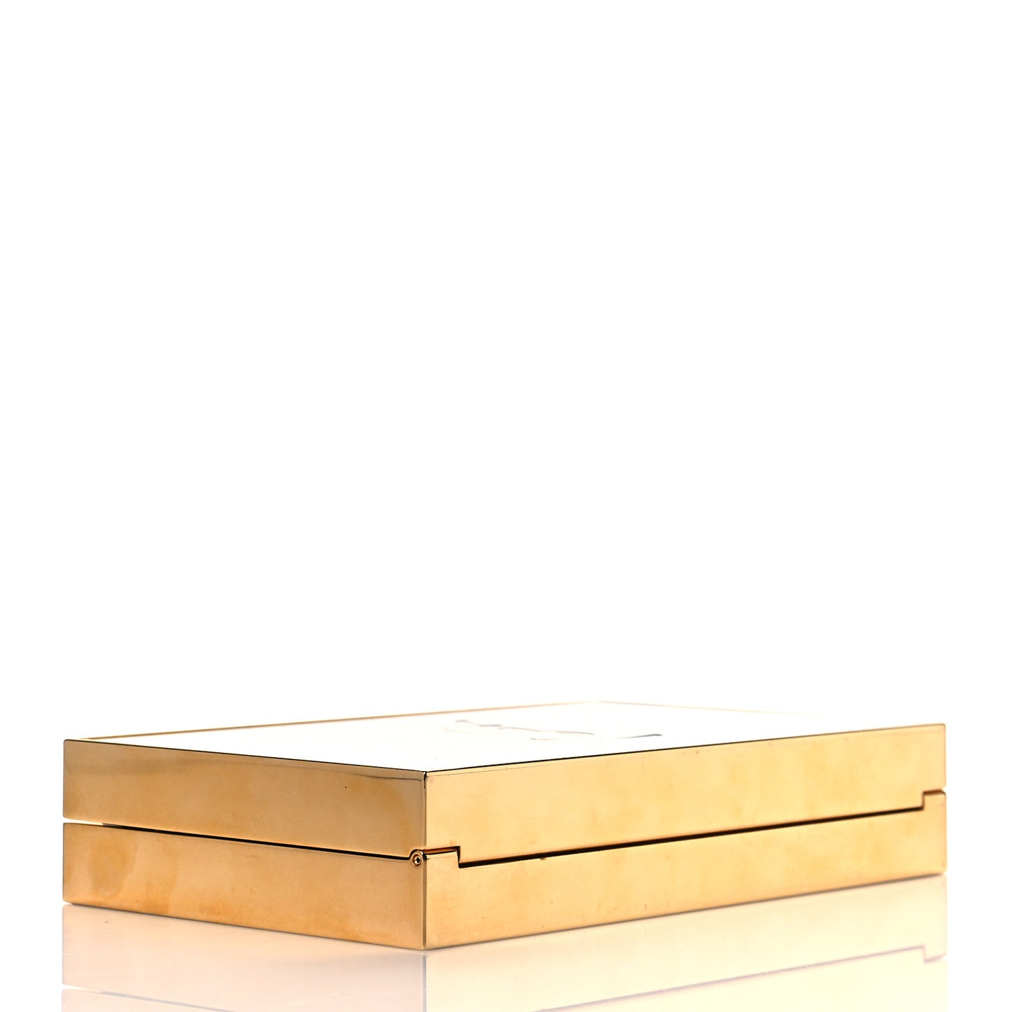 Plexiglass Monogram Minaudiere Tuxedo Box Clutch Black