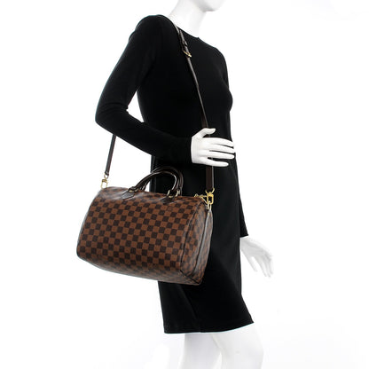 Louis Vuitton Damier Ebene Speedy Bandouliere 30 2 of 13