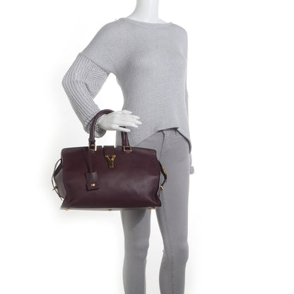 Saint Laurent Smooth Calfskin Medium Classic Y Cabas Bordeaux 2 of 36