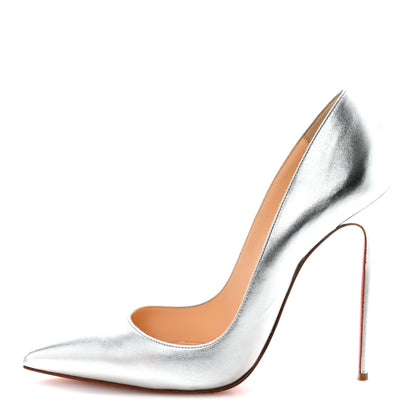 Christian Louboutin Kid So Kate 120 Pumps 39.5 Silver 1 of 9
