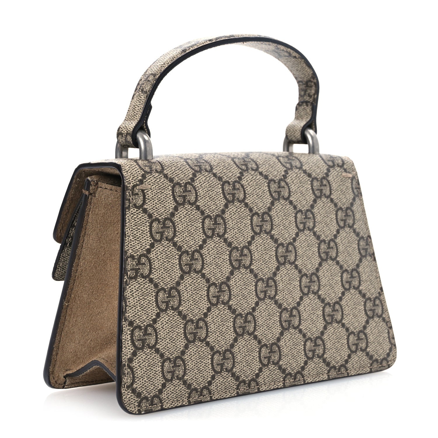 Gucci GG Supreme Monogram Mini Dionysus Top Handle Bag Taupe 3 of 9