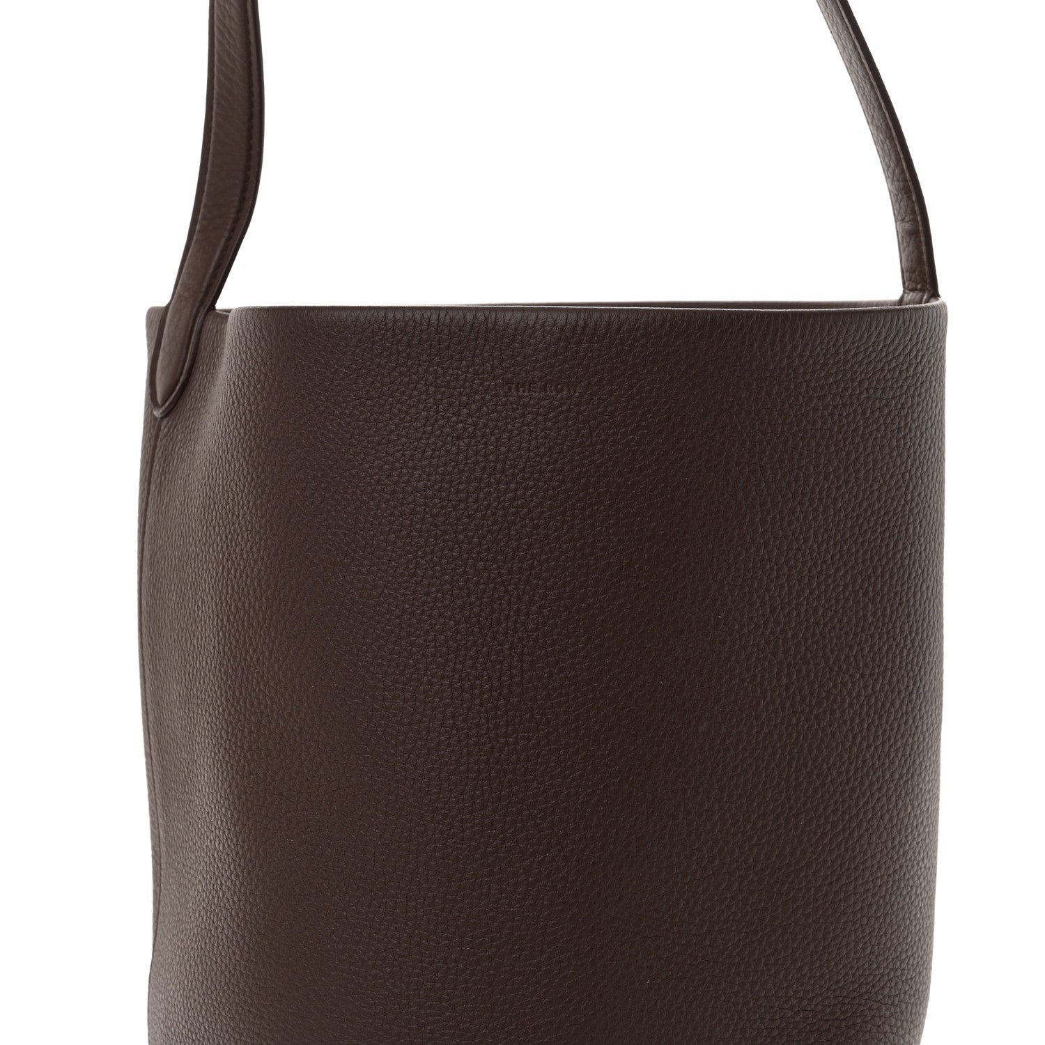 The Row Grained Calfskin Medium N/S Park Tote Acajou 8 of 10