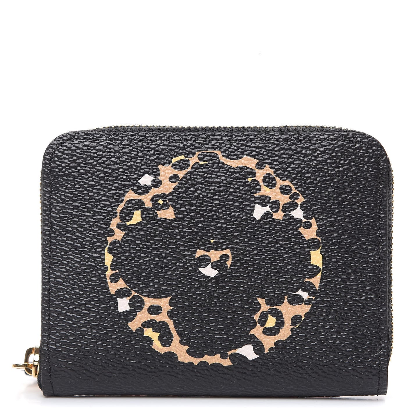 Monogram Giant Jungle Zippy Coin Purse Black