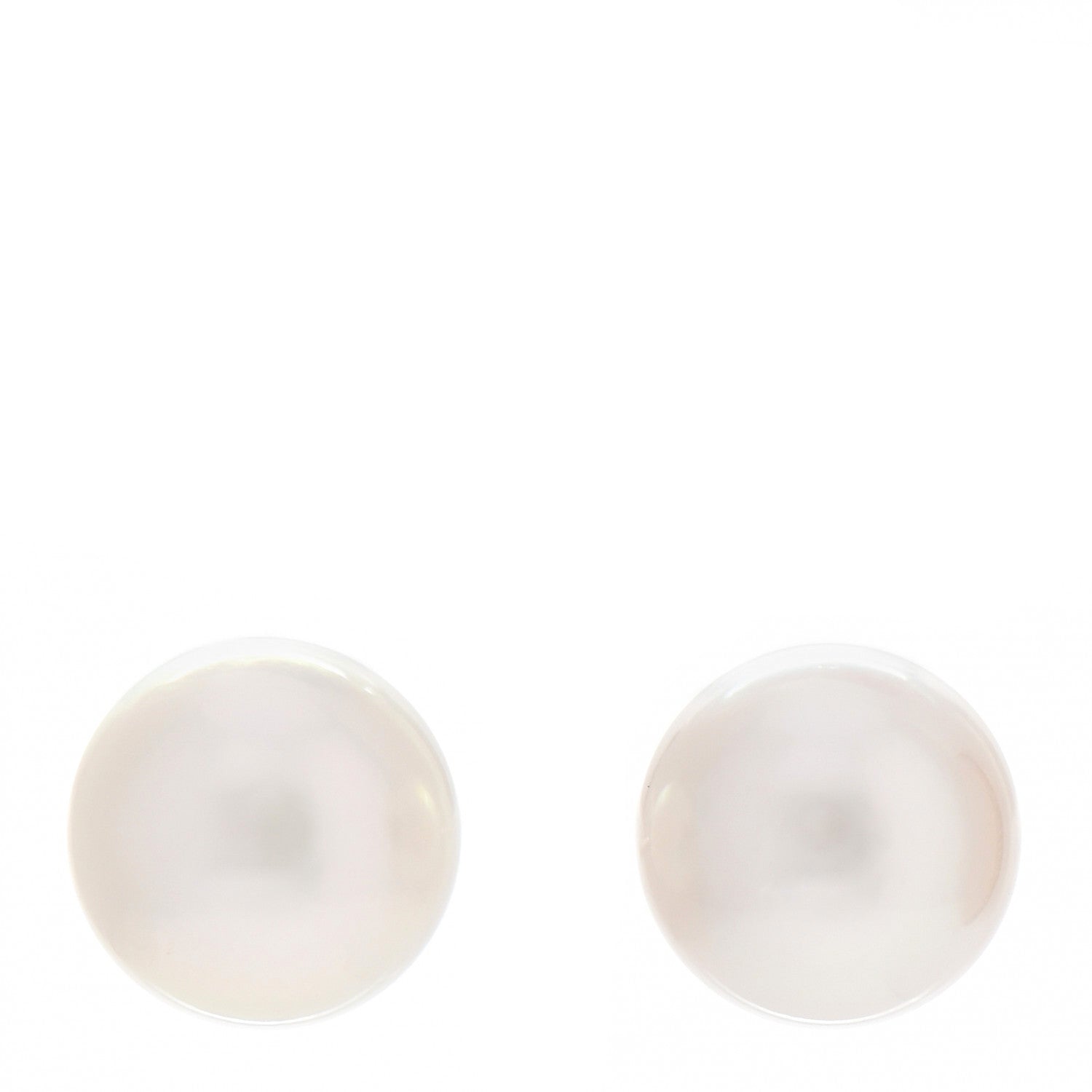 Mikimoto 18K White Gold Akoya Pearl 8mm Stud Earrings 1 of 4