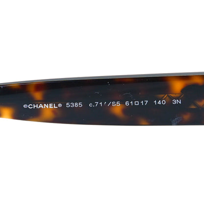 Chanel Acetate Square CC Sunglasses 5385 Tortoise 5 of 6
