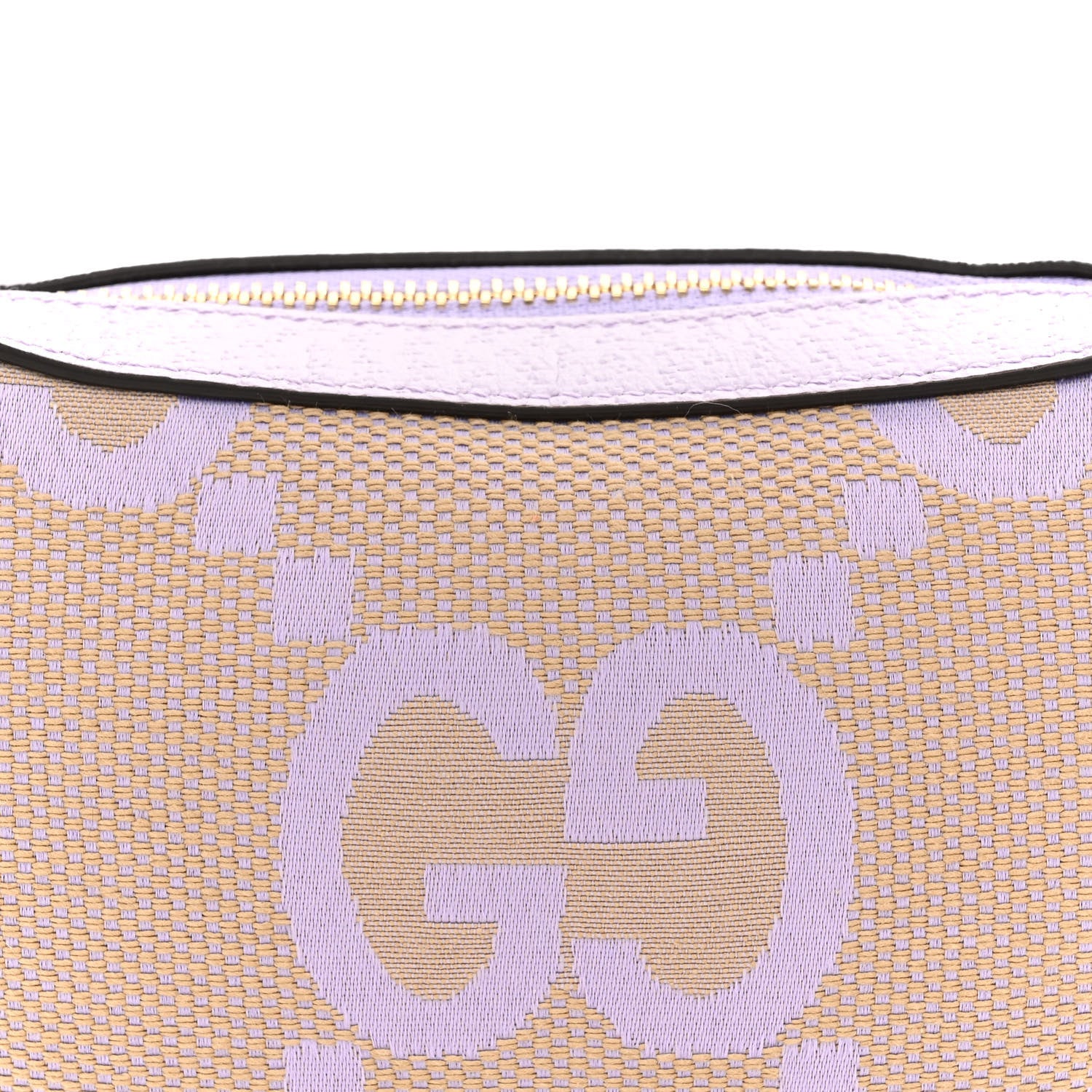 Gucci Monogram Jumbo GG Textured Dollar Calfskin Mini Ophidia Half Moon Hobo Beige Lapis 8 of 11