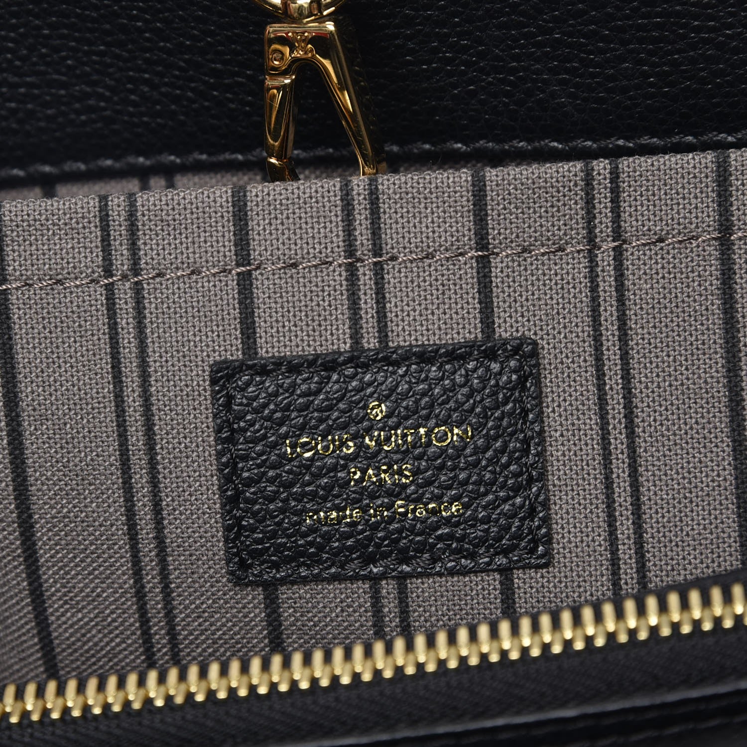 Louis Vuitton Empreinte Montaigne GM Black 7 of 9