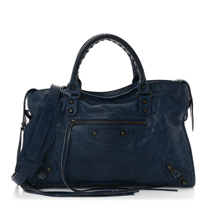 Balenciaga Agneau Classic Hardware City Bleu Mineral 1 of 14