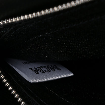 MCM Visetos Large Tri-Fold Flap Wallet Black 7 of 10