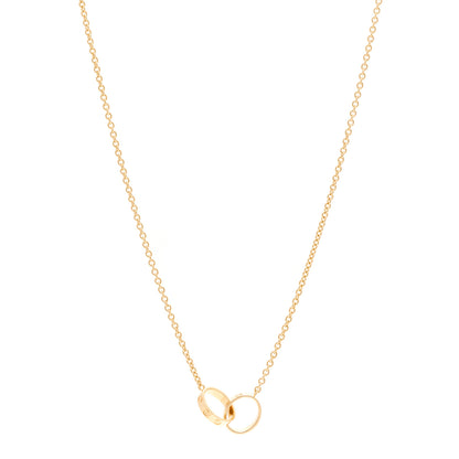 Cartier 18K Yellow Gold Interlocking LOVE Necklace 1 of 5