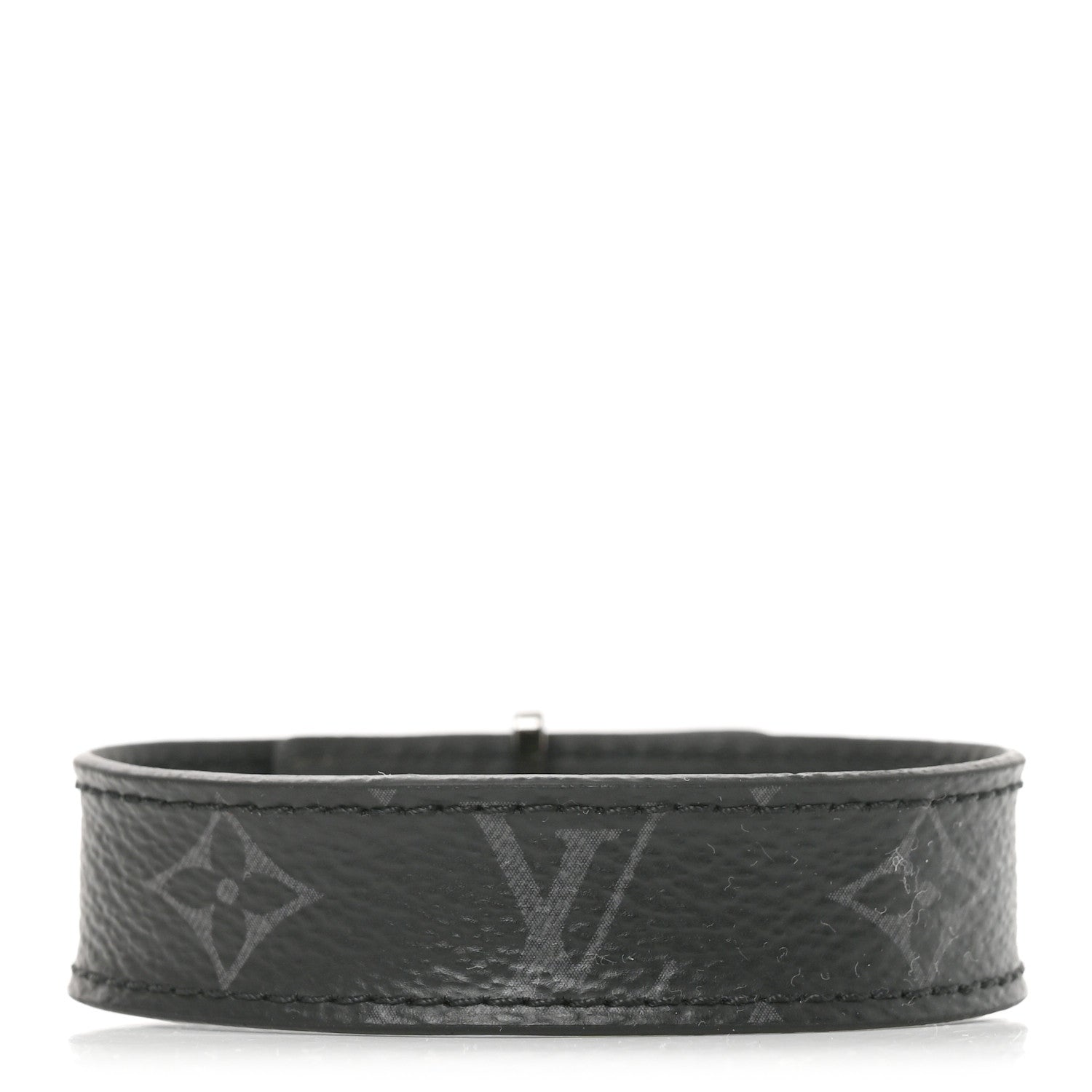 Louis Vuitton Monogram Eclipse LV Slim Bracelet 19 3 of 4