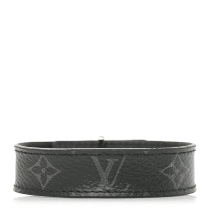 Louis Vuitton Monogram Eclipse LV Slim Bracelet 19 3 of 4