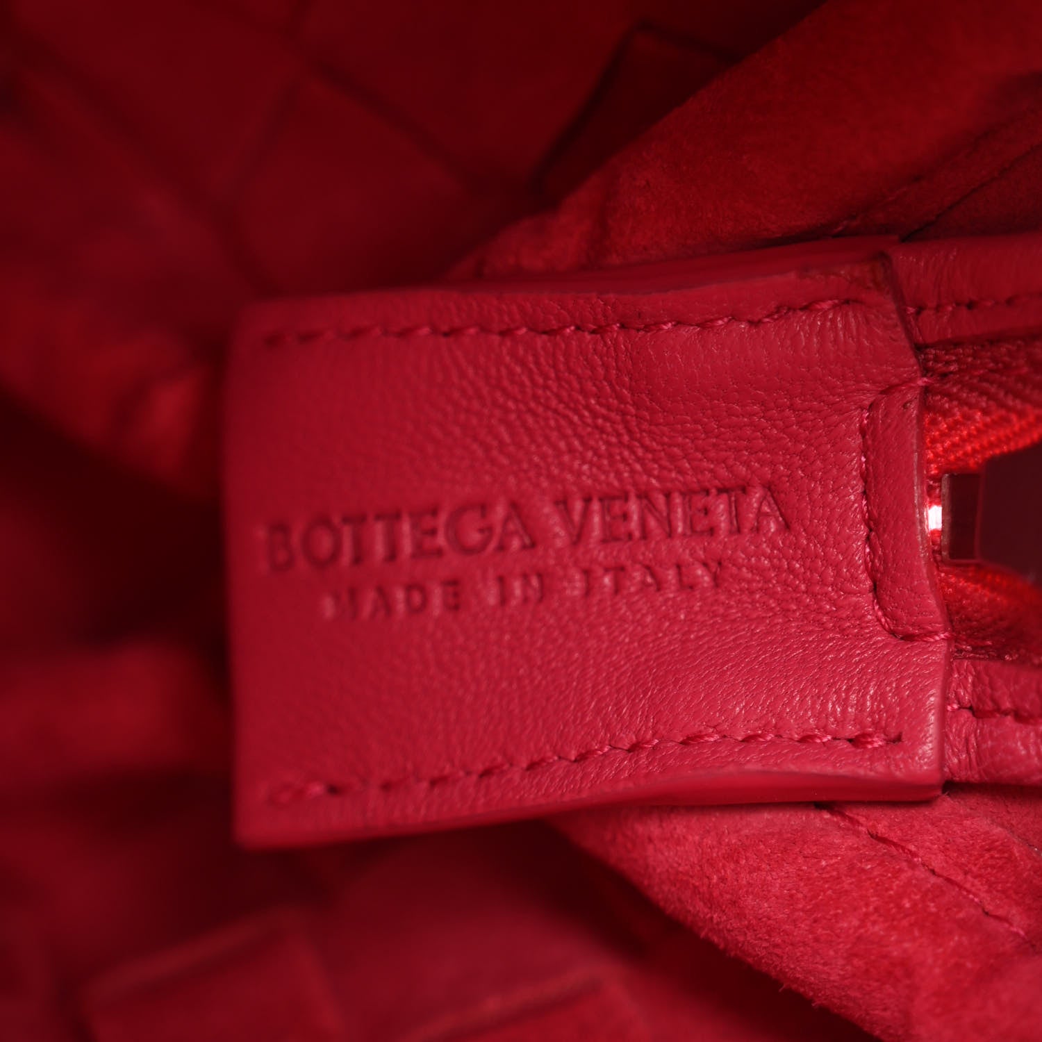 Bottega Veneta Nappa Intrecciato Mini Loop Camera Bag Cranberry 6 of 9