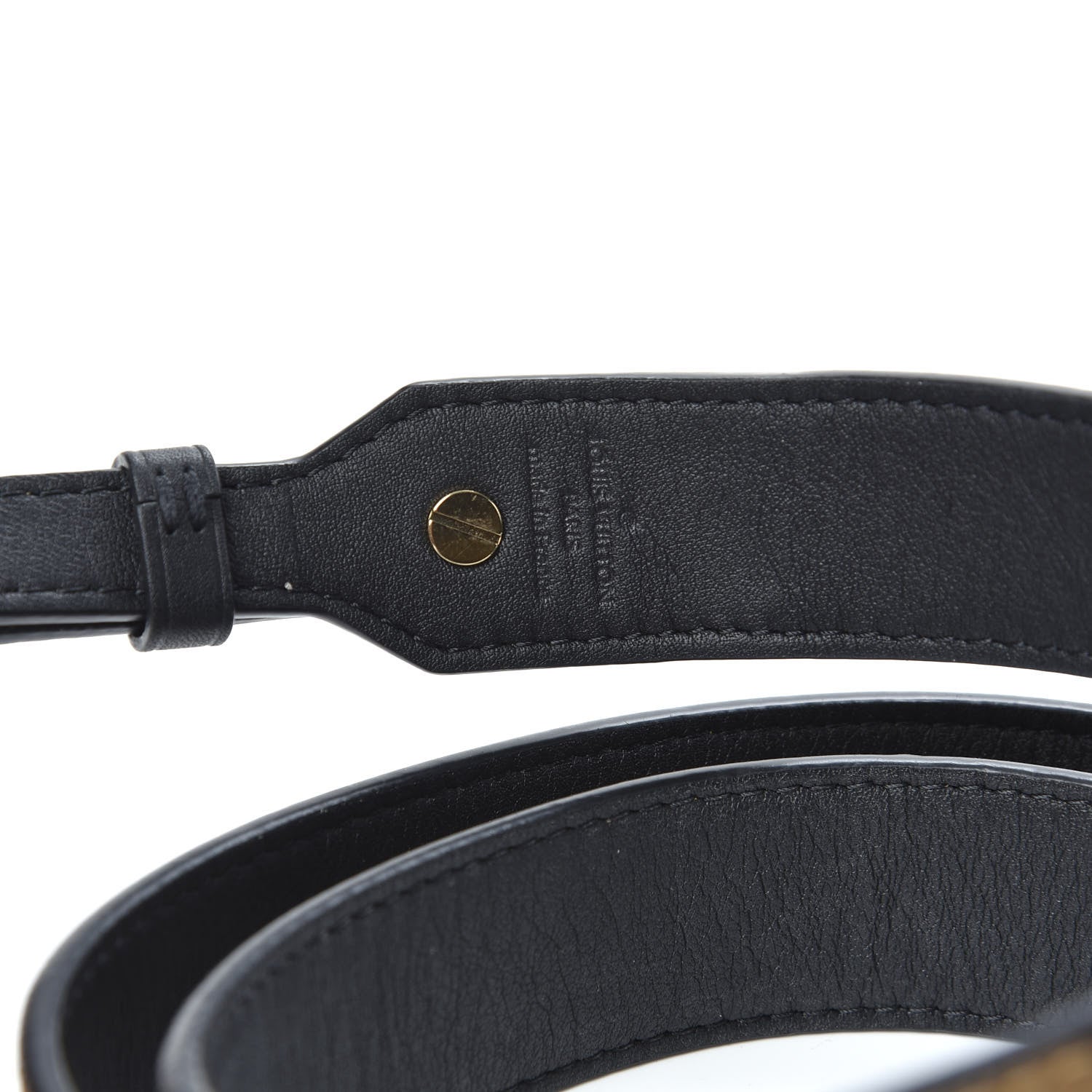 Louis Vuitton Reverse Monogram Bandouliere Shoulder Strap XL Black 4 of 5