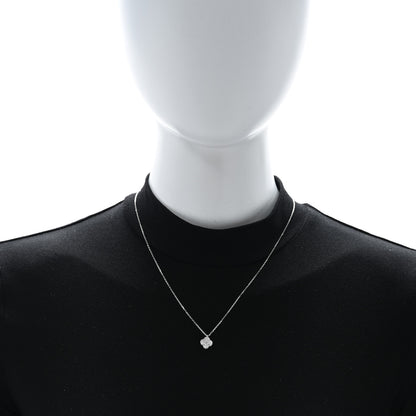 Van Cleef & Arpels VAN CLEEF & ARPELS 18K White Gold Diamond Sweet Alhambra Pendant Necklace 2 of 5