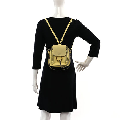 Chloe Suede Calfskin Mini Faye Backpack Lemonade 2 of 12