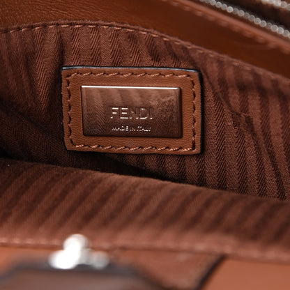 Fendi Vitello Elite Petite 2Jours Tote Walnut 5 of 9