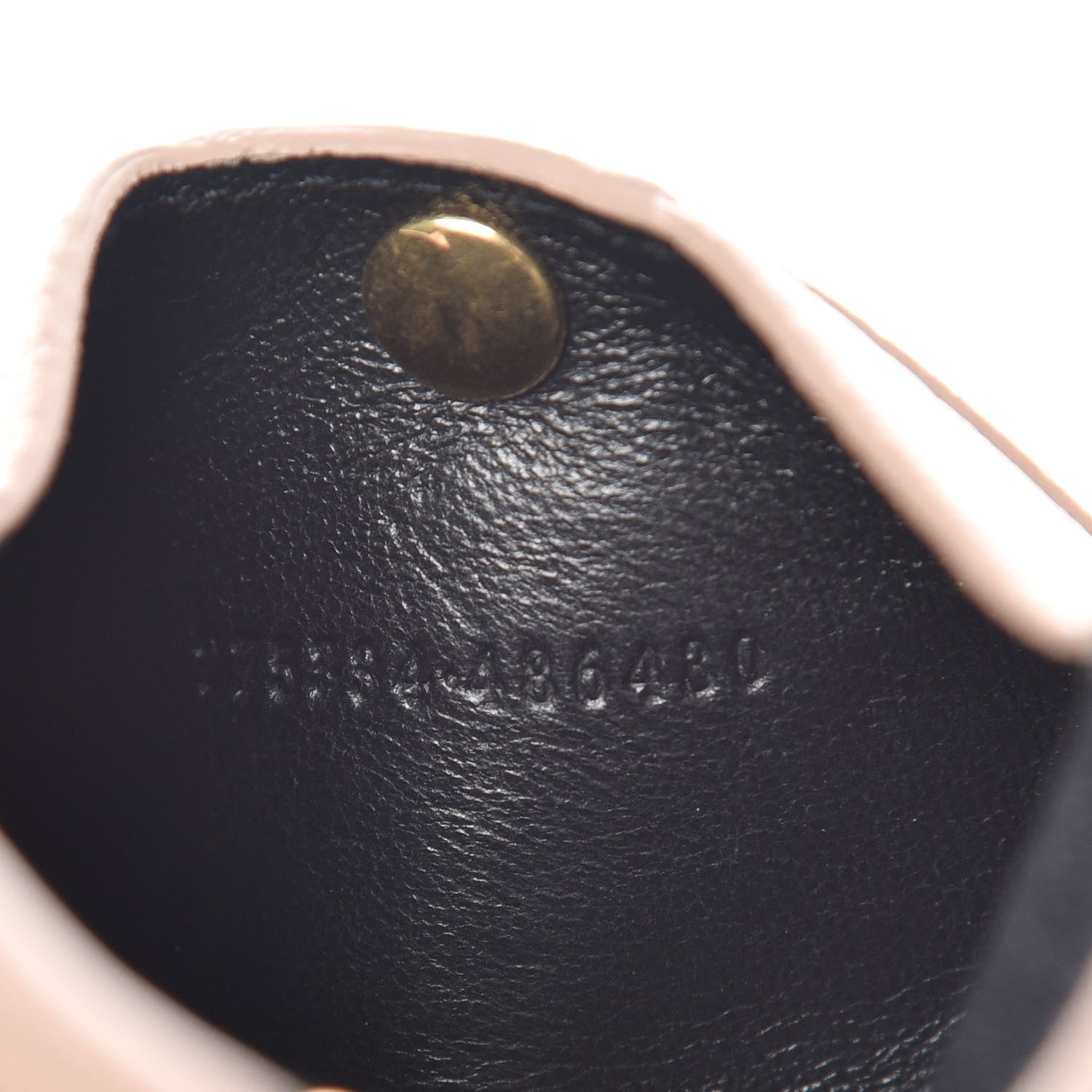 Alexander McQueen Calfskin Skull Envelope Card Holder Teint 7 of 7