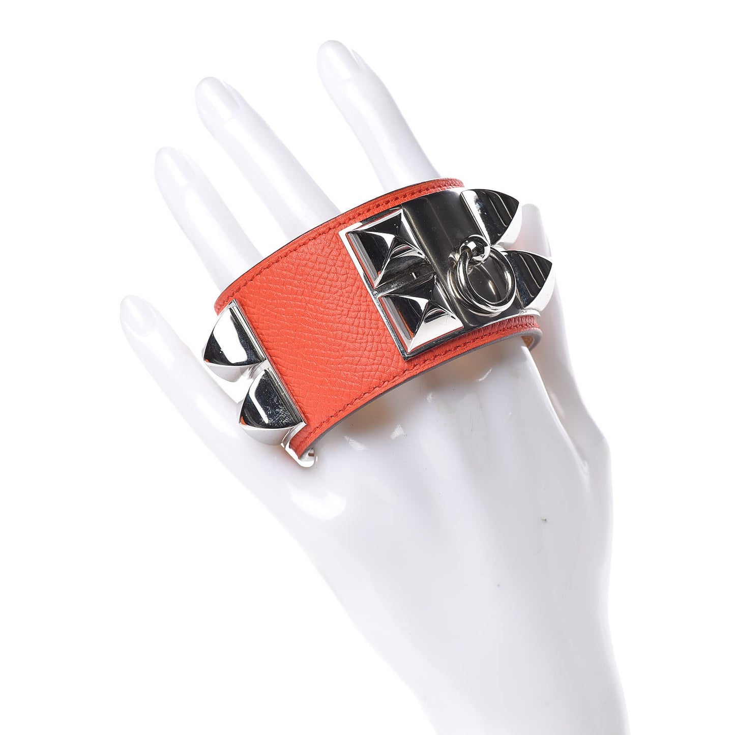 Epsom Collier de Chien CDC Bracelet S Orange Poppy
