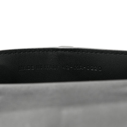 Christian Dior Ultra Matte Calfskin Nano Saddle Chain Pouch Black 7 of 11