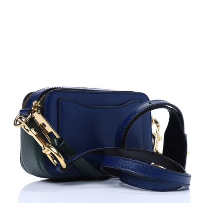 Marc Jacobs Saffiano Small Snapshot Camera Bag Blue Sea 3 of 12