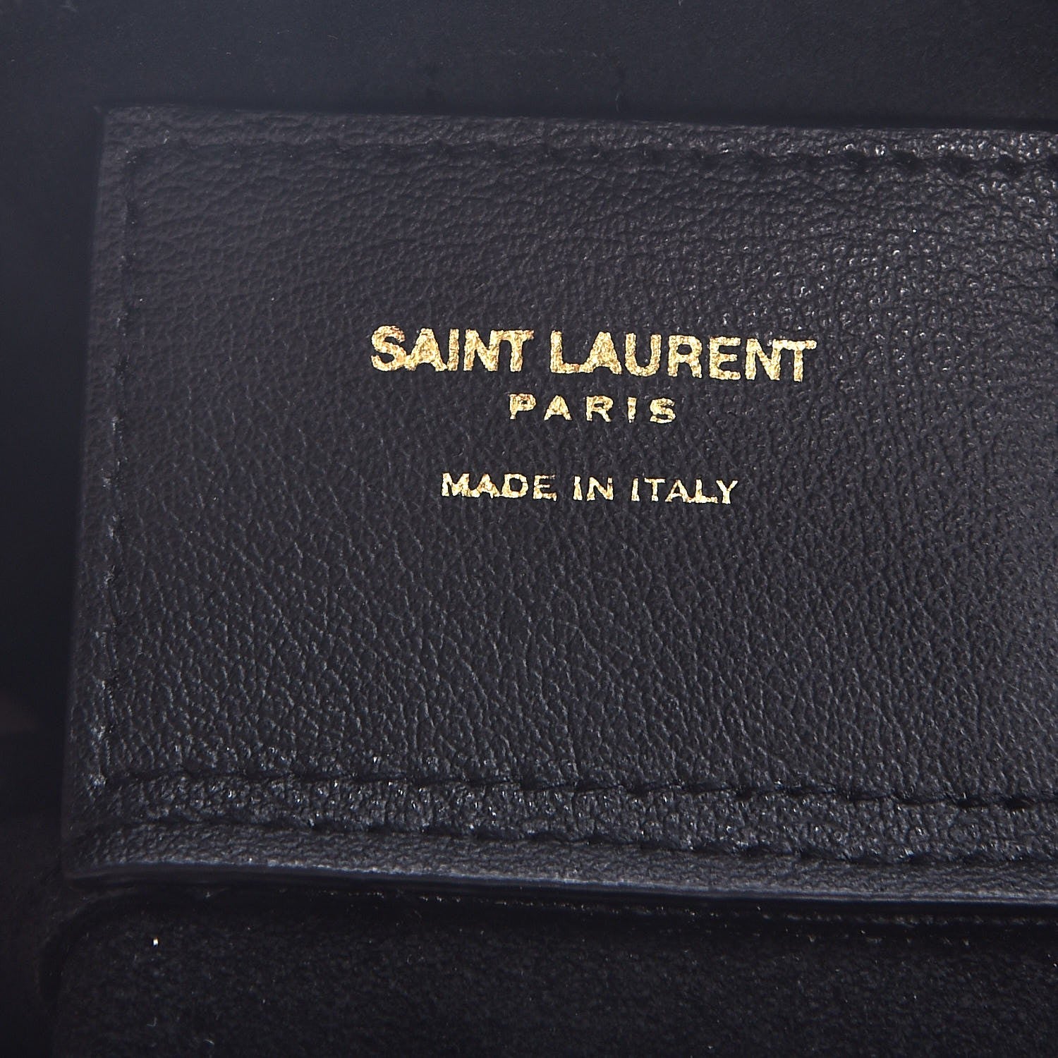 Saint Laurent Calfskin Medium Shopping Tote Black 7 of 10