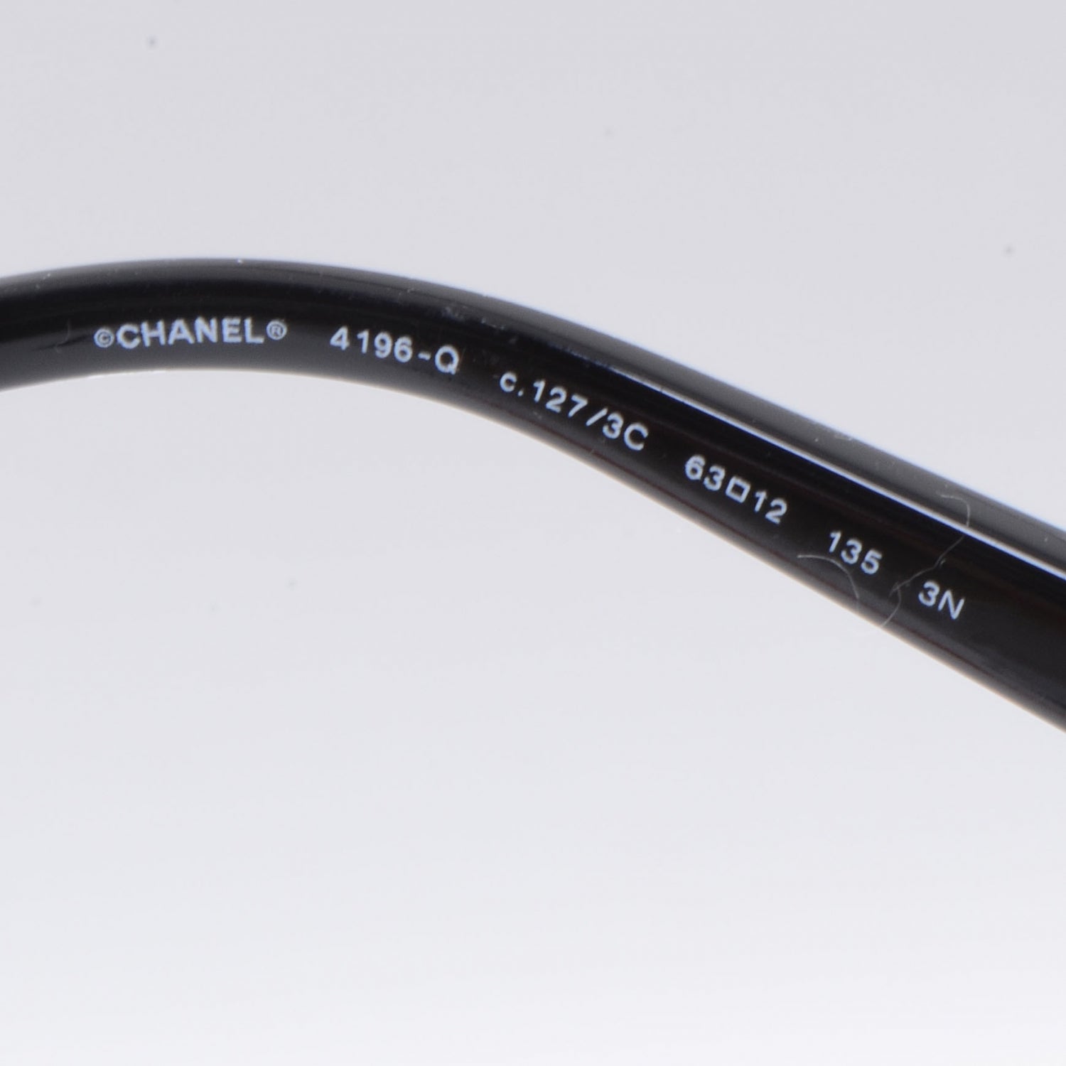 Chanel Quilted CC Sunglasses 4196Q Black 4 of 5