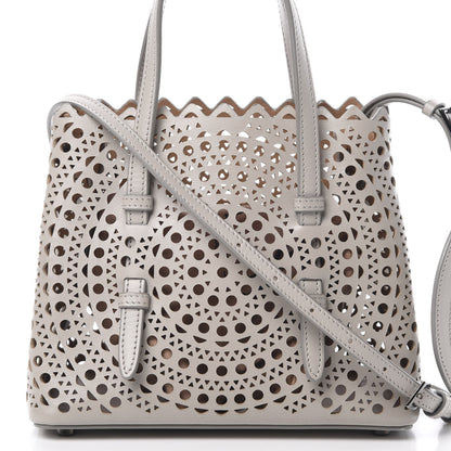 Alaia Calfskin Vienne Mina 25 Bag Perle 7 of 9