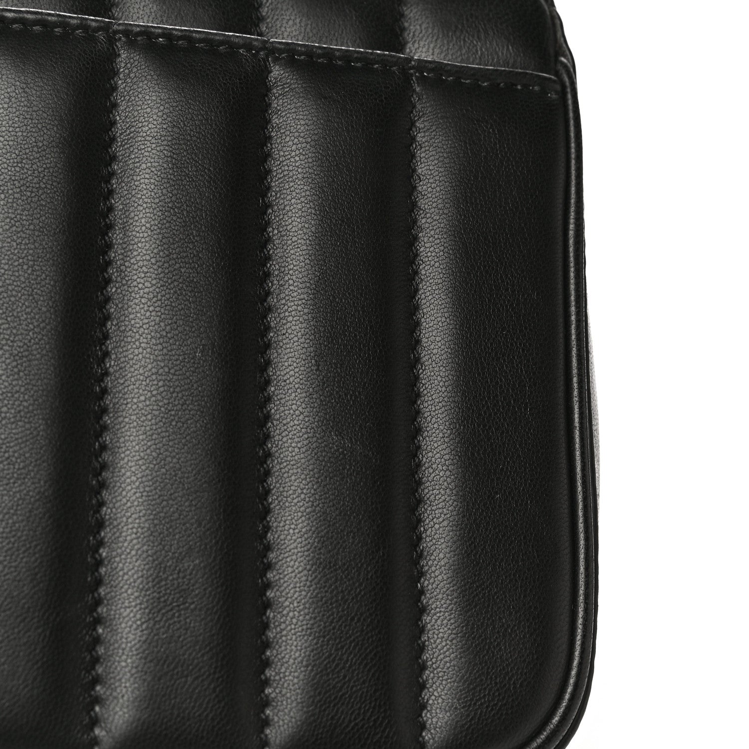 Saint Laurent Lambskin Matelasse Monogram Small Vicky Chain Bag Black 13 of 17
