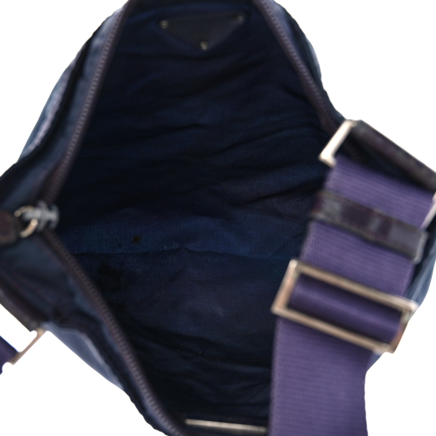 Nylon Vela Flat Messenger Bag Royal