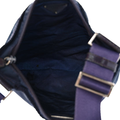 Prada Nylon Vela Flat Messenger Bag Royal 5 of 12