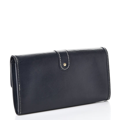 Louis Vuitton Utah Sarah Wallet Blue 3 of 8