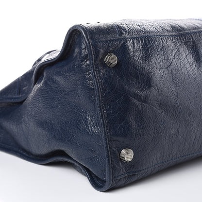 Balenciaga Agneau Giant 12 Silver Hardware Work Bleu Obscur 8 of 13