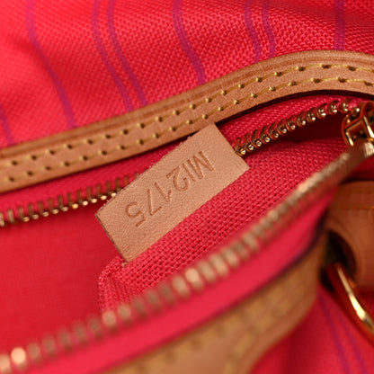 Louis Vuitton Damier Azur Delightful MM Pink 9 of 23