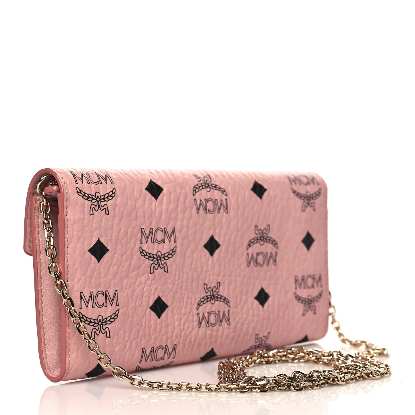 Visetos Large Patricia Wallet On Chain Soft Pink